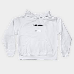 Waveform - Peace Kids Hoodie